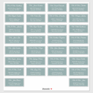 30 Etiquetas de Endereço de Convidados de Casament