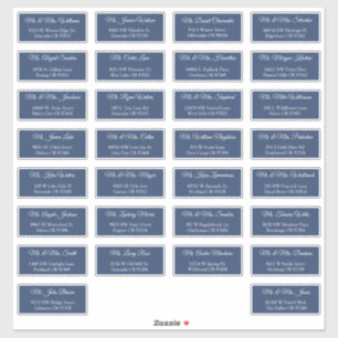 30 Etiquetas de Endereço de Convidados de Casament