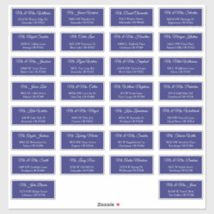 30 Etiquetas de Endereço de Convidados de Casament