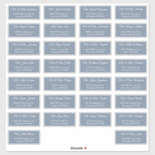 30 Etiquetas de Endereço de Convidados de Casament