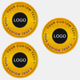 30 Logotipos de Negócios de Luxo, Adesivos à Prova