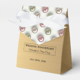 30o O aniversário de casamento peroliza a caixa d