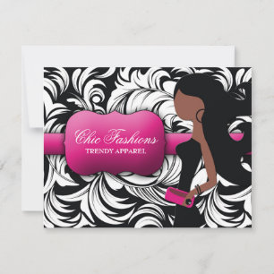 311 Cartão Presente Fashionista Afro-Americano