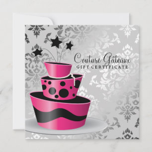 311 Certificado Gâteaux Gift de Couture - Rosa Que