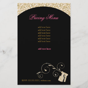 311 Folheto Dourado Faux Sparkle