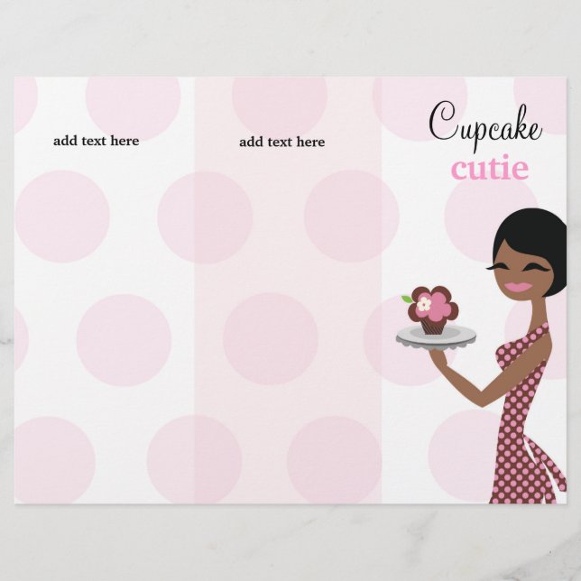 311 Folheto Étnico Cutie do Cupcake (Frente)