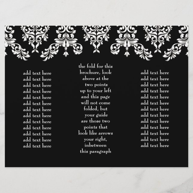 311 Folheto Preto para Damasco (Frente)