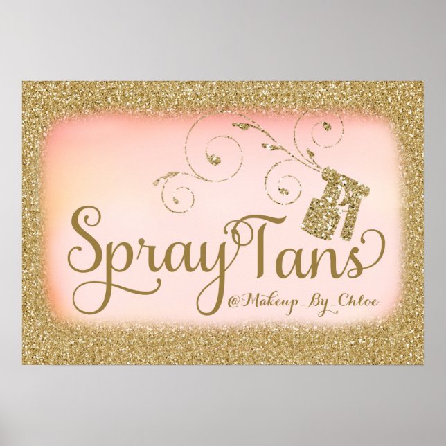 311 Glitter Spray Tan Poster A2 (Frente)