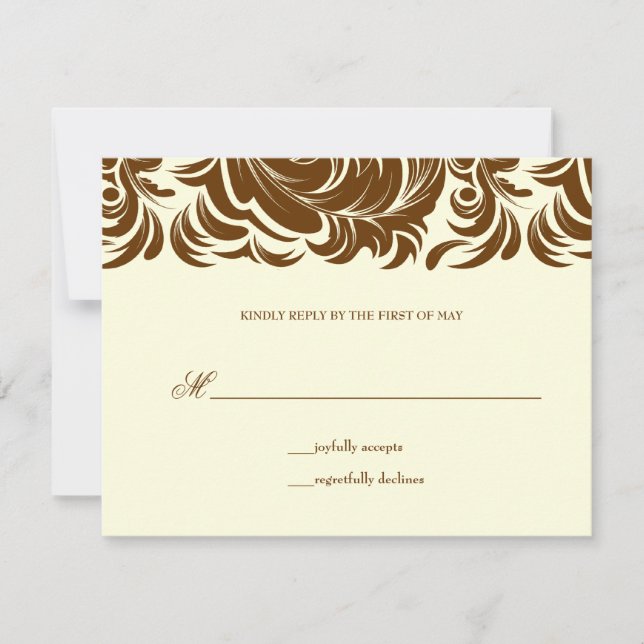 311-Lavishly Lainey Cream & Brown RSVP (Frente)