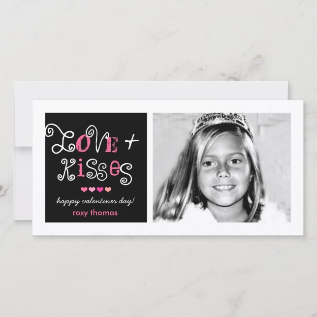 311-Love & cartão Funky dos namorados dos beijos (Frente)