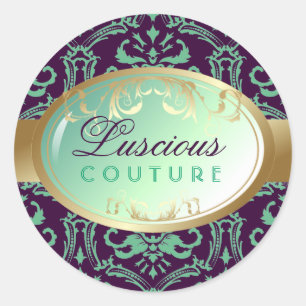 311-Luscious fulgor - etiqueta do roxo da cerceta