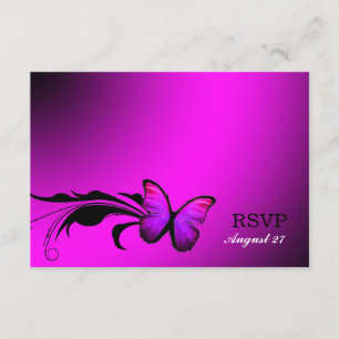311 Lustrous Butterfly RSVP Púrpura Rosa