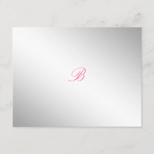 311-Prata   Placa RSVP Rosa Lusciosa