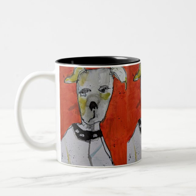 325 ml Caneca - Cão (Esquerda)