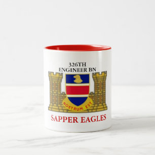 326TH CANECA de EAGLES do SAPPER dos BN do