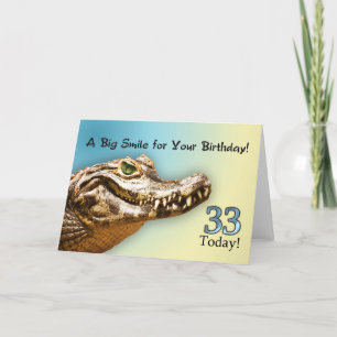 33º Cartão de aniversário