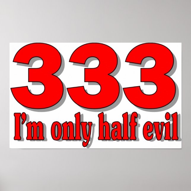 333 poster (Frente)