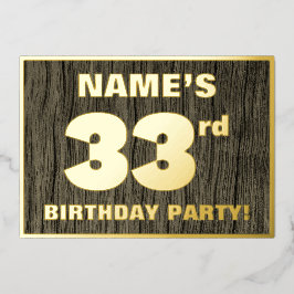 33.a Festa de aniversário: Padrão de grãos de made