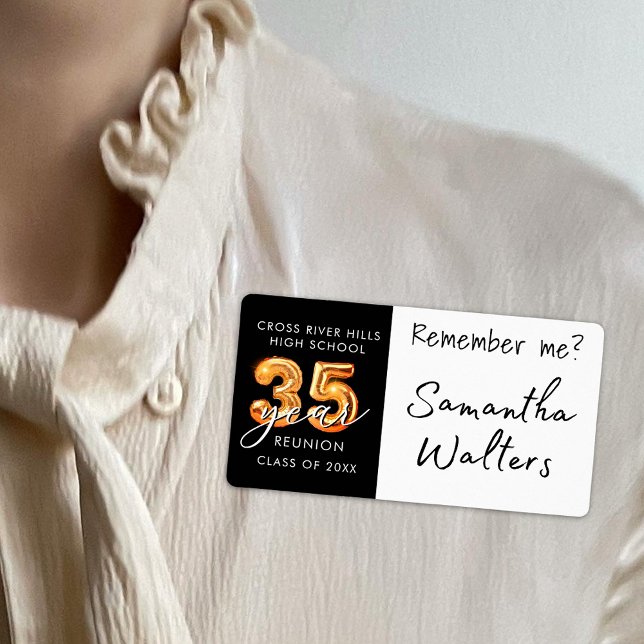 35.ª classe, Nome de etiqueta Black Orange, lembre (Criador carregado)