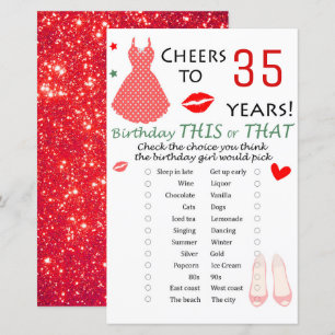 35.º aniversário Este ou Aquele Jogo