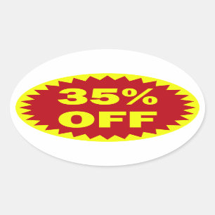 35% fora das etiquetas da venda a retalho