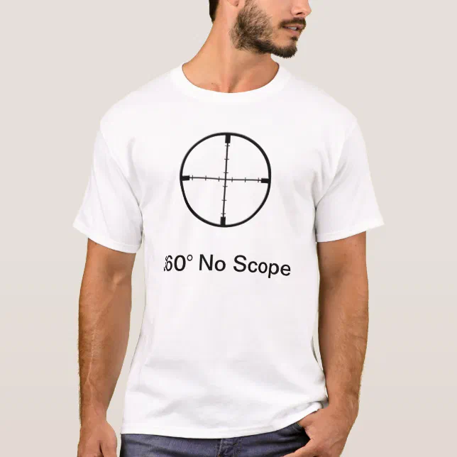 360 nenhuma camisa do Tshirt FPS da piada do jogo