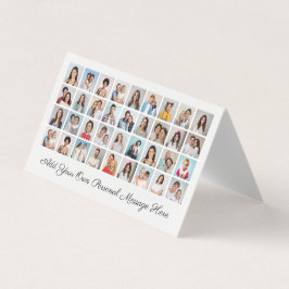 36 Colagem de Fotos Adicione seu Pacote de Cartões