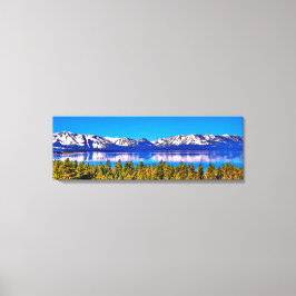 36 X 12 BELA IMPRESSÃO EM TELA DE LAGO TAHOE