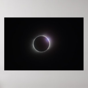 36" x 24" poster - eclipse total 2017