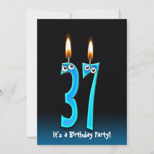37º Convite para Festa de aniversário