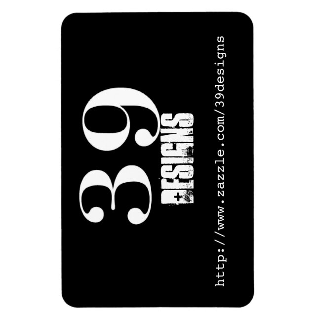 39 adesivo para-choques do ímã (Vertical)