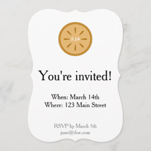 3.14 Pizza com Convite à Pi Crust