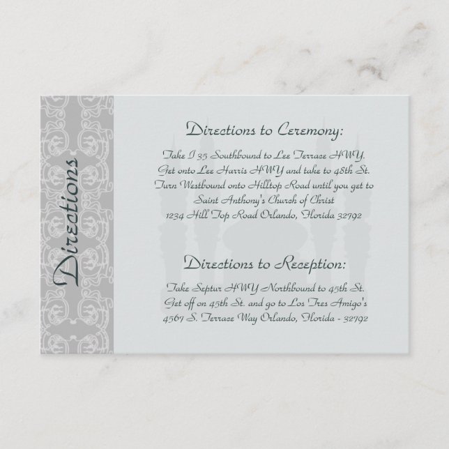 3,5 x 5 Cartão de Direção Suave Azul Ramadã Islâmi (Frente)