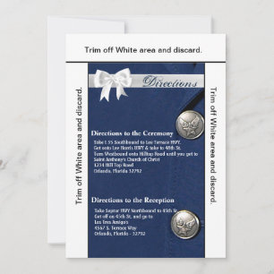 3,5x6 Direções do Cartão da Força Aérea Classe A U