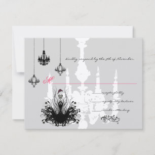 3 Black Chandeliers Fashion Diva Wedad RSVP