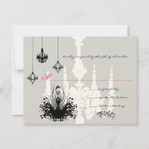 3 Black Chandeliers Fashion Diva Wedad RSVP