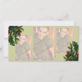 3 Cartões de foto de Natal de imagem