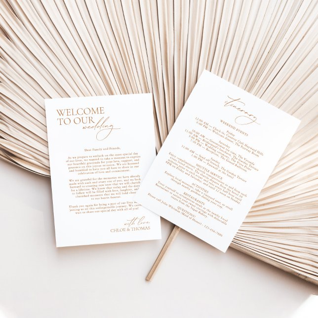 3 Dias de Casamento Itinerário Escrito Moderno Ele (Criador carregado)