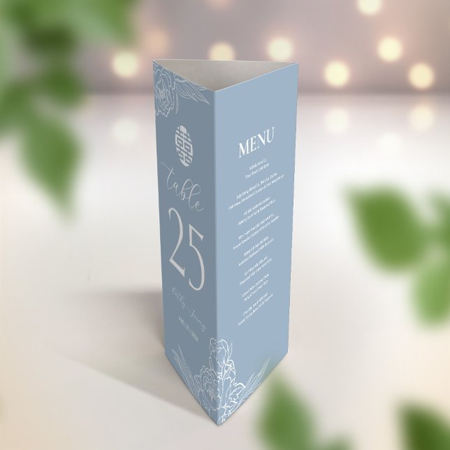 3 em 1 Número da tabela, Menu e cartões de agradec (Criador carregado)