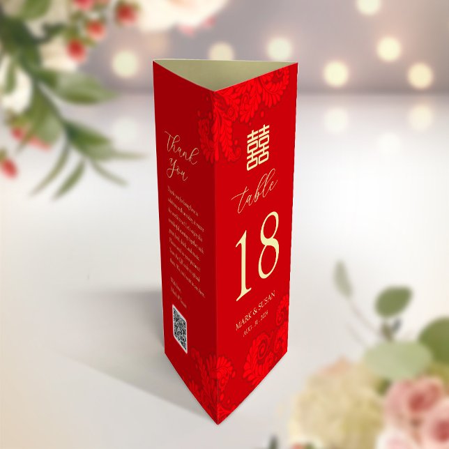 3 em 1 Número da tabela, Menu e cartões de agradec (Criador carregado)