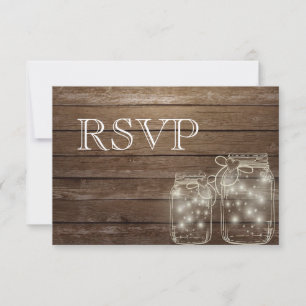 3 Entree Choices Rustic Mason Jar Resposta de Casa