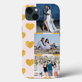 3 Foto de corações em ouro capas de iphone de gabi