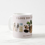3 Fotografias Cão Pele Peles Peles Mãe Caneca Pers<br><div class="desc">Encaixe a orgulhosa mãe de cachorro na sua vida com nossa 3 Photo Paws Pass Pele Cão Mãe Personalizada Mug. Apresentando três adoráveis fotos de seus companheiros peludos,  esta caneca personalizada é um tributo animador à alegria e amor de ser mãe de cachorro</div>