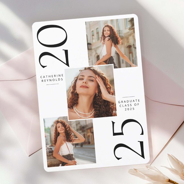 3 Fotos: Anúncio de Graduação Moderna (Criador carregado)