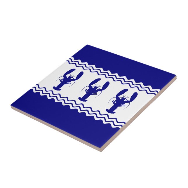 3 lagostas litorais do azul marinho e as brancas (Lateral)