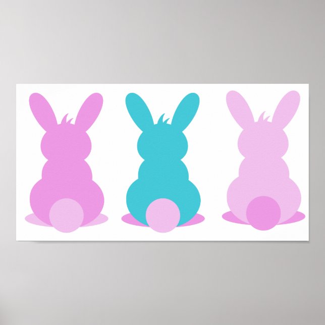 3 litros em cores pastel poster (Frente)