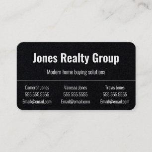 3 Nomes Logotipo do Código QR   Cartão de visita m