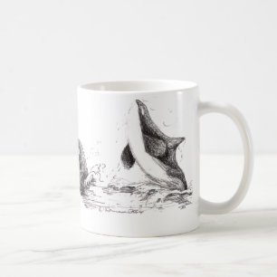 3 orcas que jogam a caneca básica