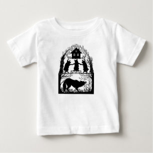 3 Pequenos Porcos - Camisa De Bebê