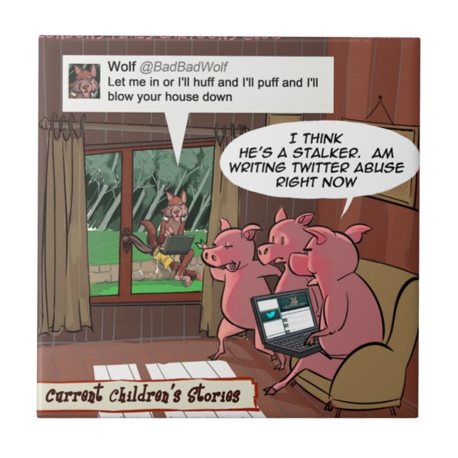 3 Pequenos Porcos Economizados Nas Redes Sociais (Frente)